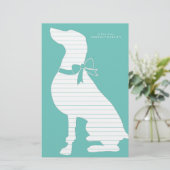 ワイマランアドッグパピー 便箋 (スタンド正面)