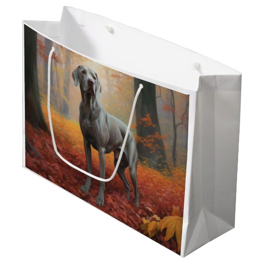 ワイマランイン紅葉秋インスパイア ラージペーパーバッグ (正面アングル)