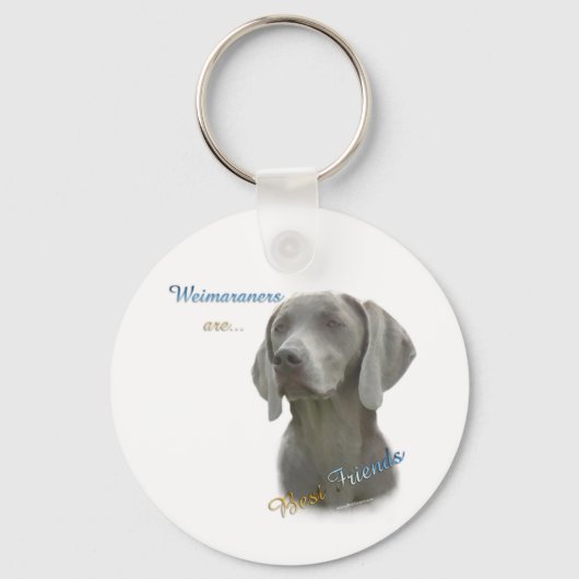 ワイマランエ最高のーはFriends Keychain。 キーホルダー (正面)