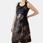 ワイマランカボンプキンハロウィーン怖 エプロン (インサイチュ)