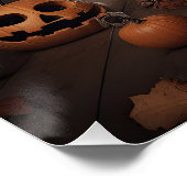 ワイマランカボンプキンハロウィーン怖 ポスター (コーナー)