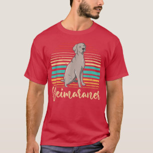 ワイマランズ犬のオーナーワイマランエTシャツコピーコップ Tシャツ