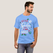 ワイマランダードッグクリスマスドッグブリードガール Tシャツ (正面フル)