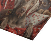 ワイマランダードッグクリスマスフェスティバル カッティングボード (角)