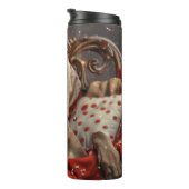 ワイマランダードッグクリスマスフェスティバル タンブラー (回転右)