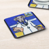 ワイマラン医師 コースター (左側)