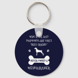 ワイマラン犬最高のの友達 キーホルダー
