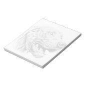 ワイマラン犬 ノートパッド (回転)