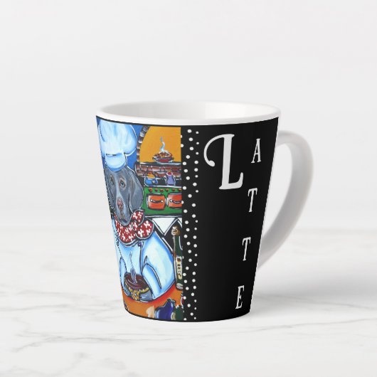 ワイマラン カフェラテマグ (右アングル)