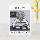 ワイマラン カード (黄色い花)