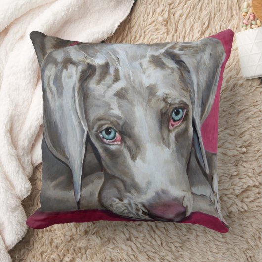 ワイマラン クッション (ブランケット)