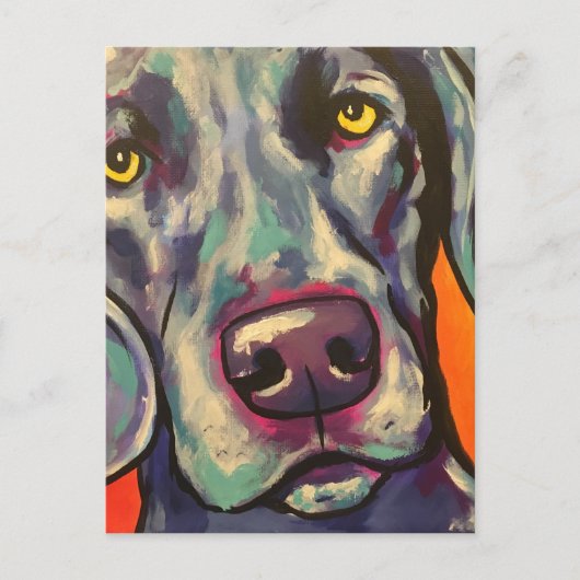 ワイマラン ポストカード (正面)