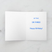 ワイマラーがボールを持っている カード (内部)