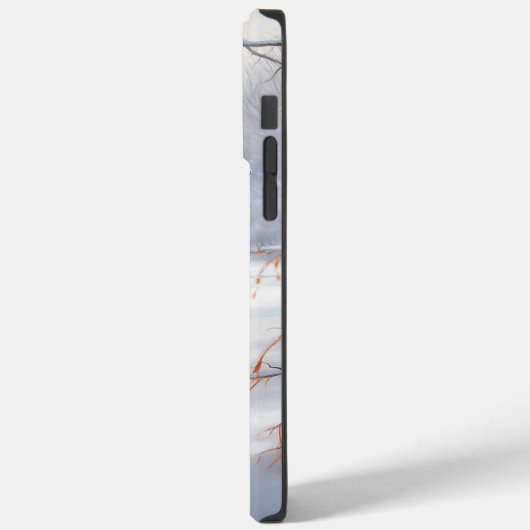 ワイマラーは雪のクリスマスを手放した Case-Mate iPhoneケース (裏面 / 左)