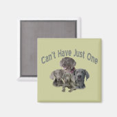 ワイマラーは1つしかない マグネット (正面/裏面)