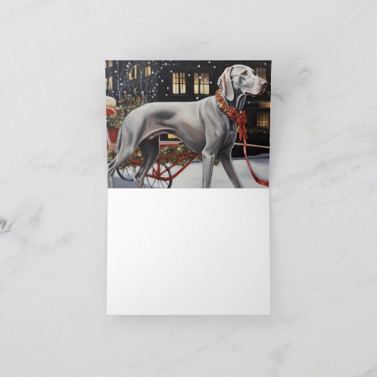 ワイマラークリスマスフェスティバルシーズン カード (内部)