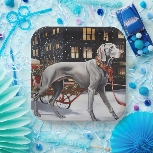 ワイマラークリスマスフェスティバルシーズン ペーパープレート (パーティー)