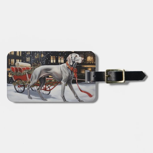 ワイマラークリスマスフェスティバルシーズン ラゲッジタグ (正面横)