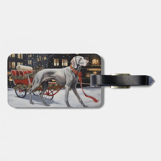 ワイマラークリスマスフェスティバルシーズン ラゲッジタグ (裏面横)