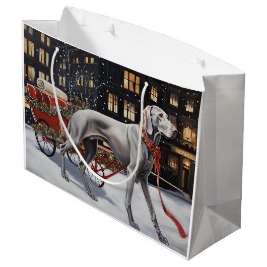 ワイマラークリスマスフェスティバルシーズン ラージペーパーバッグ (裏面アングル)