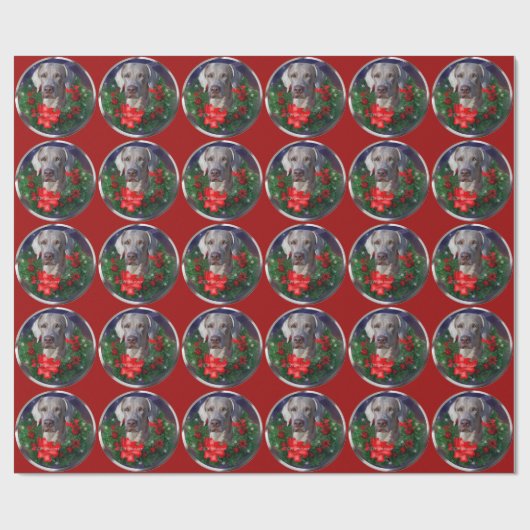 ワイマラークリスマス ラッピングペーパー (フラット)