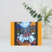 ワイマラーシェフ ポストカード (スタンド正面)