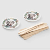 ワイマラーナクリスマスリースフェスティバルカップ ハンドファン (組立なし)