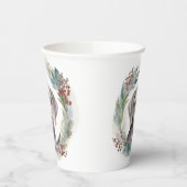 ワイマラーナクリスマスリースフェスティバルカップ 紙コップ (左)