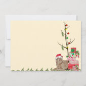 ワイマラーナーのクリスマスに雨が降る (裏面)