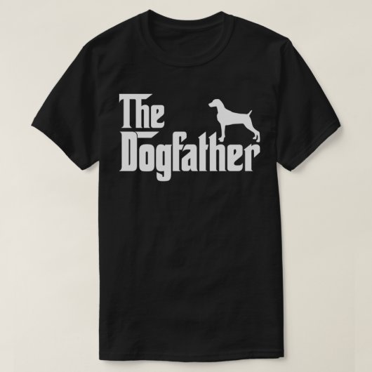 ワイマラーナーラバーギフト犬の父プルオーバー Tシャツ (デザイン正面)