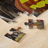 ワイマラーハロウィン不気味ン ジグソーパズル (側面)