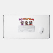 ワイマラーハロウィーン感謝祭クリスマスオーバーシ デスクマット (キーボード&マウス)