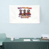 ワイマラーハロウィーン感謝祭クリスマスオーバーシ 横断幕 (トレードショー)