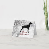 ワイマラーメリークリスマス カード (正面)