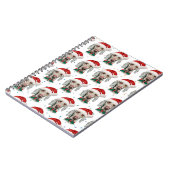 ワイマラーンドッグがクリスマススターを育てる ノートブック (左側)