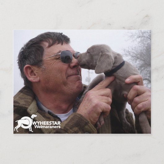 ワイマールキスズフォークリフ ポストカード (正面)