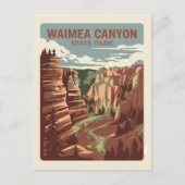 ワイメアキャニオン州パーク,ハワイ ポストカード (正面)