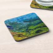 ワイメアキャニオン抽象芸術印象派 コースター (左側)