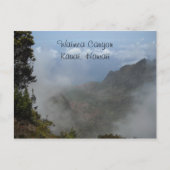 ワイメアキャニオン – カウアイ、ハワイ ポストカード (正面)