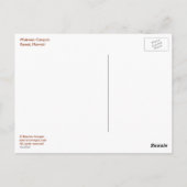 ワイメアキャニオン、ハガキ ポストカード (裏面)