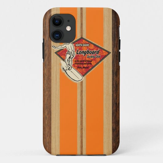 ワイメアサーフボードハワイアンiPhone 5ケース Case-Mate iPhoneケース (裏面)