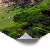 ワイメアベイ，オアフ，ハワイ ポスター (角)