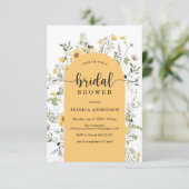 ワイモダンルドフラワーブライダルシャワー招待状 招待状 (スタンド正面)