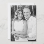 ワイモダンンエレガンス結婚写真 招待状 (裏面)