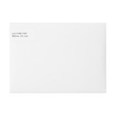 ワイモダンントゥリ結婚ップ ラップアラウンドラベル (正面)