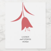 ワイモダンントゥリ結婚ップ ワインラベル (シングルラベル)