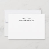 ワイモダンントゥリ結婚ップ 出欠カード (裏面)