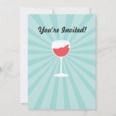 ワイモダンンブライダルシャワーパーティの招待状 招待状 (裏面)