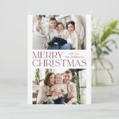 ワイモダンンメリークリスマス2写真 シーズンカード (スタンド正面)