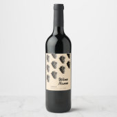 ワイモダンンラベルデザイン ワインラベル (正面)